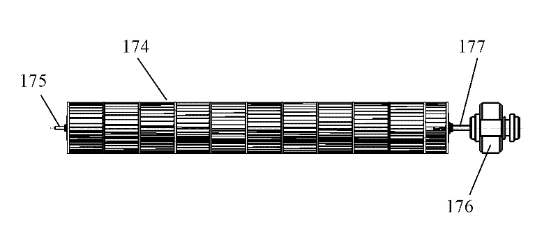 Fan structure of split-type air conditioner indoor unit