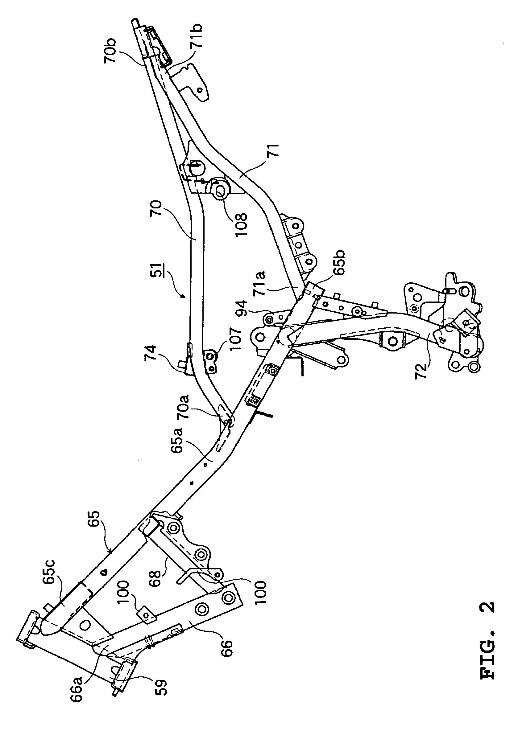 Structure for disposing fuel tank for straddle-type vehicle