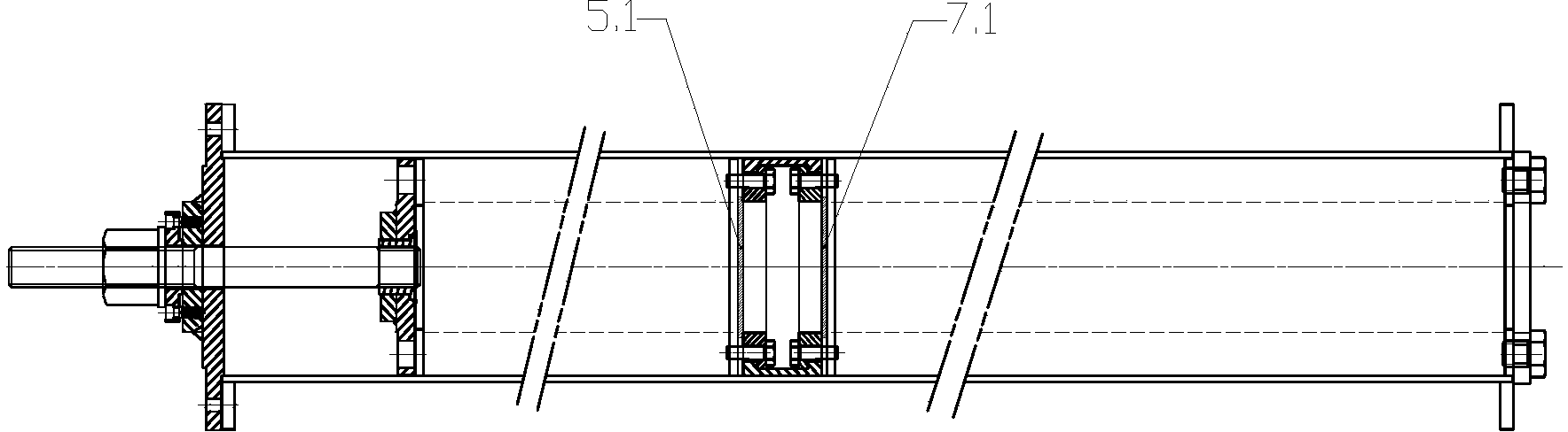 Tensioning tool for simultaneously manufacturing prestressed concrete pipe piles