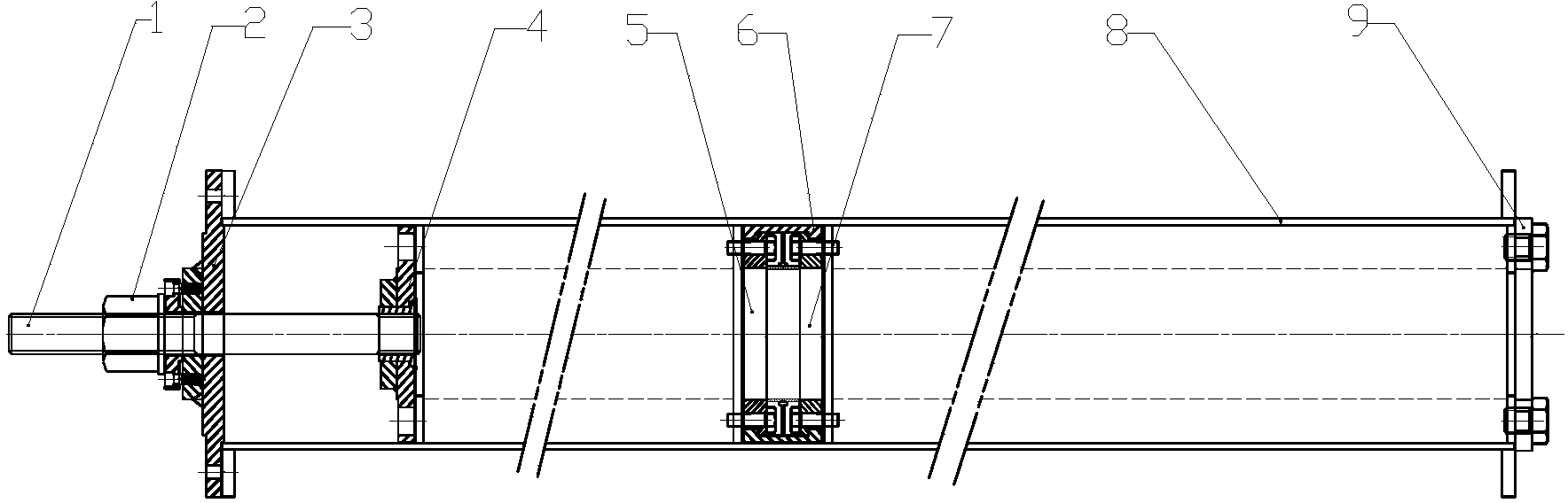 Tensioning tool for simultaneously manufacturing prestressed concrete pipe piles