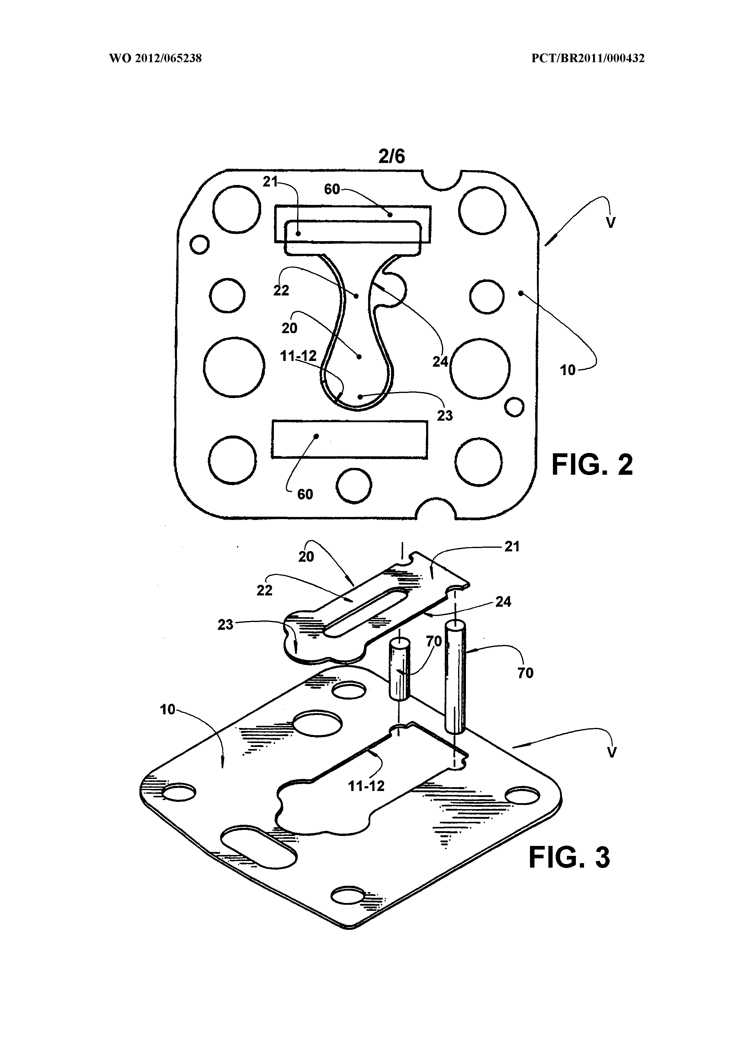 Suction valve for a refrigeration compressor and its mounting process