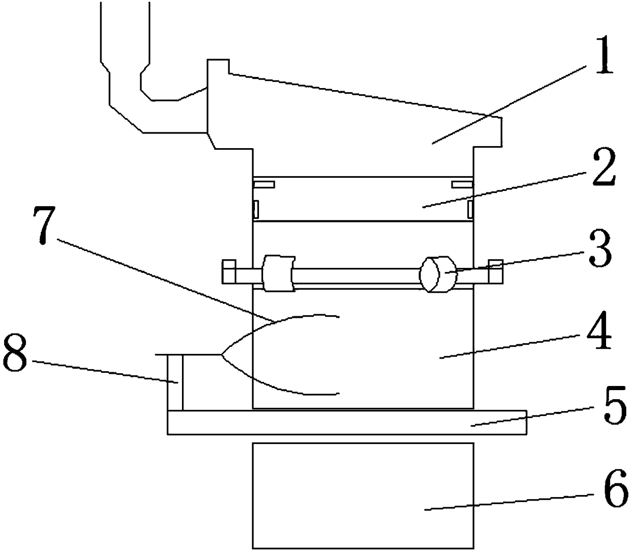 A device for adjusting the shape of a glass plate