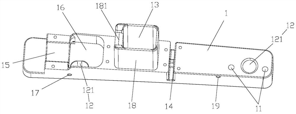 Mounting structure and vehicle with same