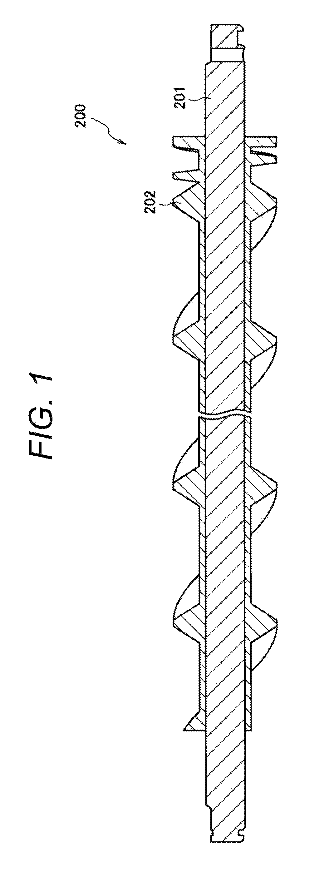 Toner conveying member for reducing bending of same, developing device, and image forming apparatus