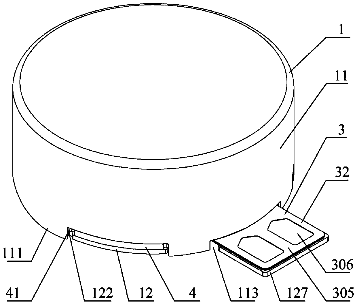 Vertical linear vibration motor