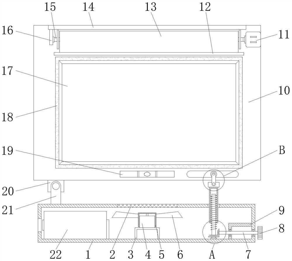 An anti-tilt television and its use method