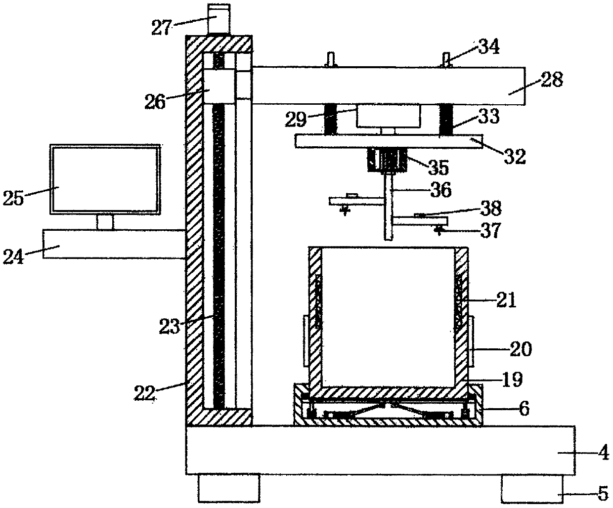 Lubricating oil viscosity detecting device