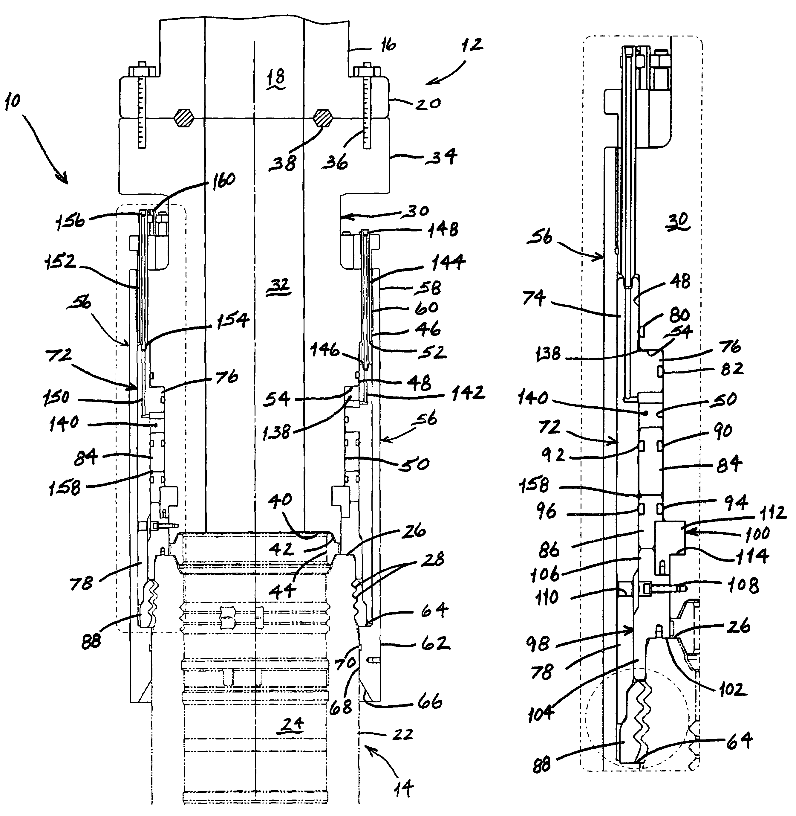 Slimline tieback connector