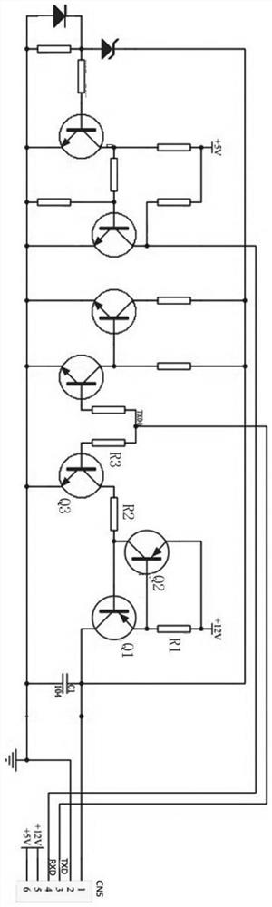 A wire controller power carrier communication structure