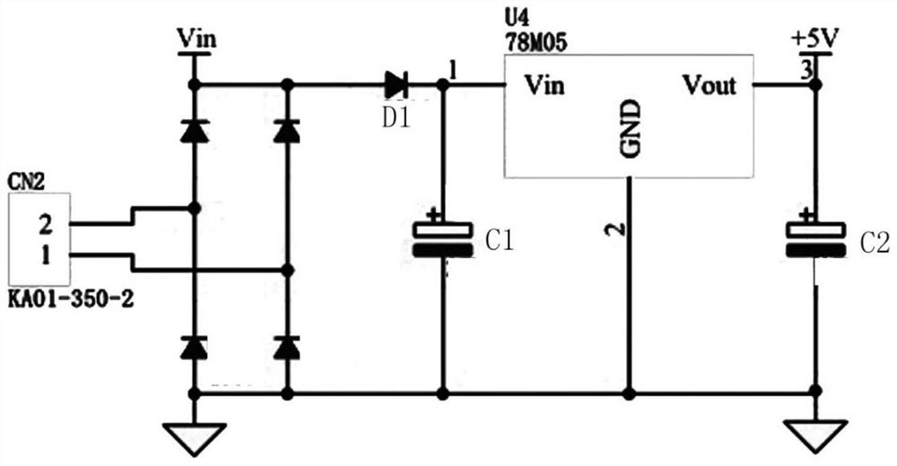 A wire controller power carrier communication structure