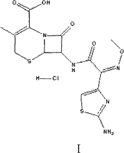 Method for preparing intermediate of cefetamet pivoxil hydrochloride
