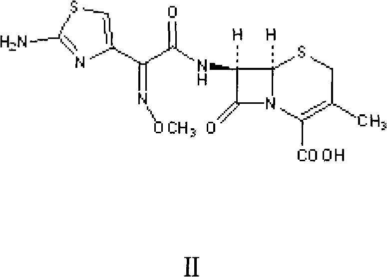 Method for preparing intermediate of cefetamet pivoxil hydrochloride