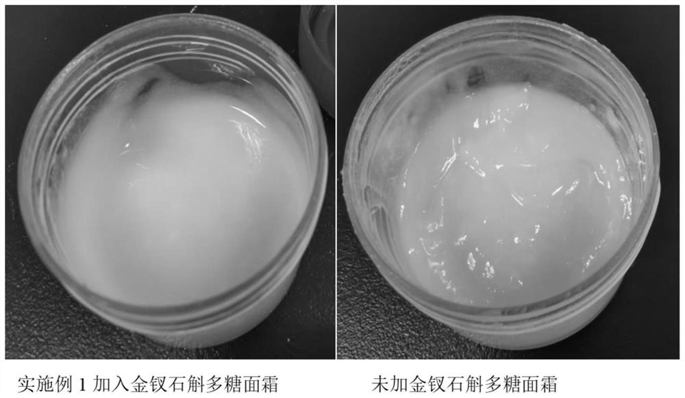 Dendrobium nobile polysaccharide herbal face cream and preparation method thereof