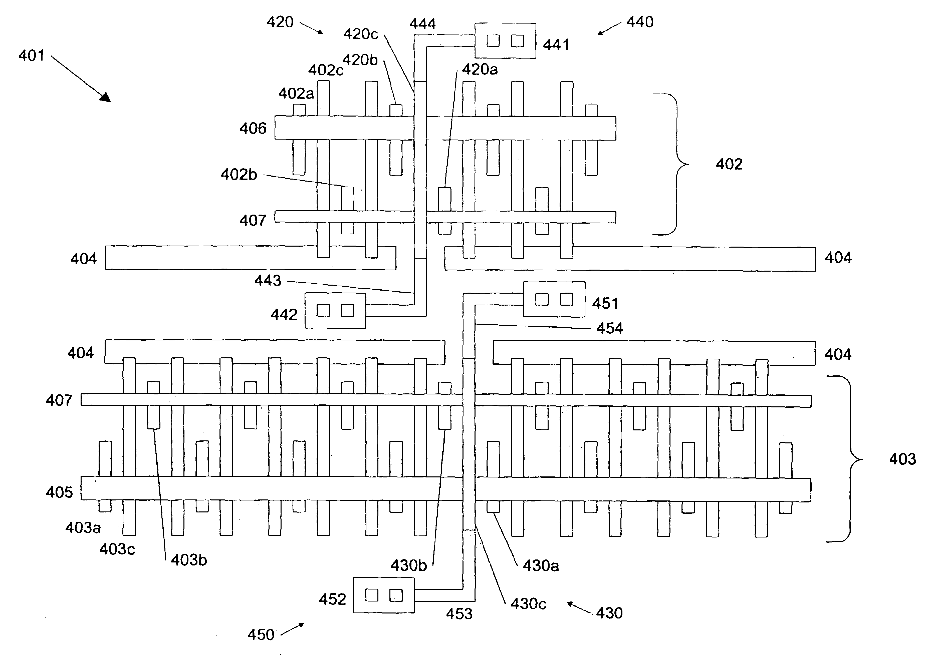 Temperature sensor for high power very large scale integration circuits