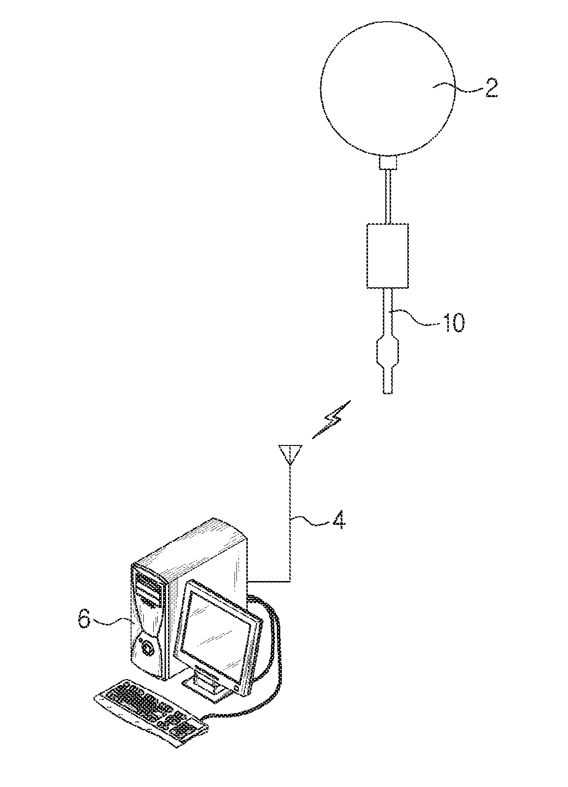 Radiosonde provided a plurality of temperature sensors measuring method of temperature using it, correction system thereof, and correction method