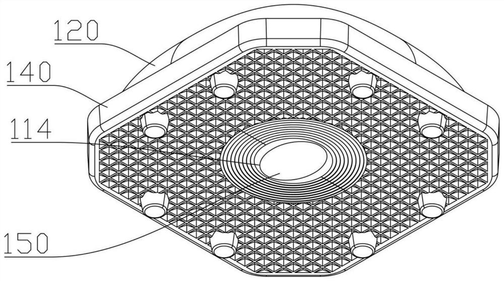 Device for improving uniformity of led light source through optical device