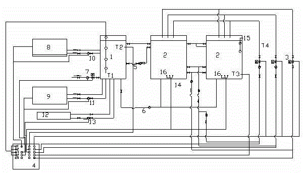 Control method of heat recovery composite energy system for hospital building