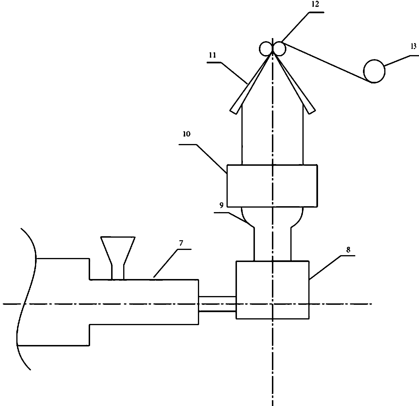 Cooling and setting device and method for producing stone paper wallpaper base material