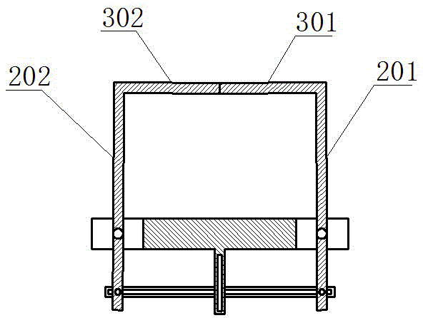 Method of cleaning garbage by using wide-mouth extension type cleaning device