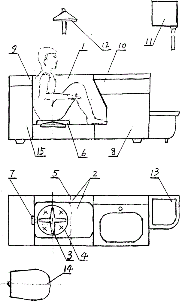 Toilet facility assembly equipment