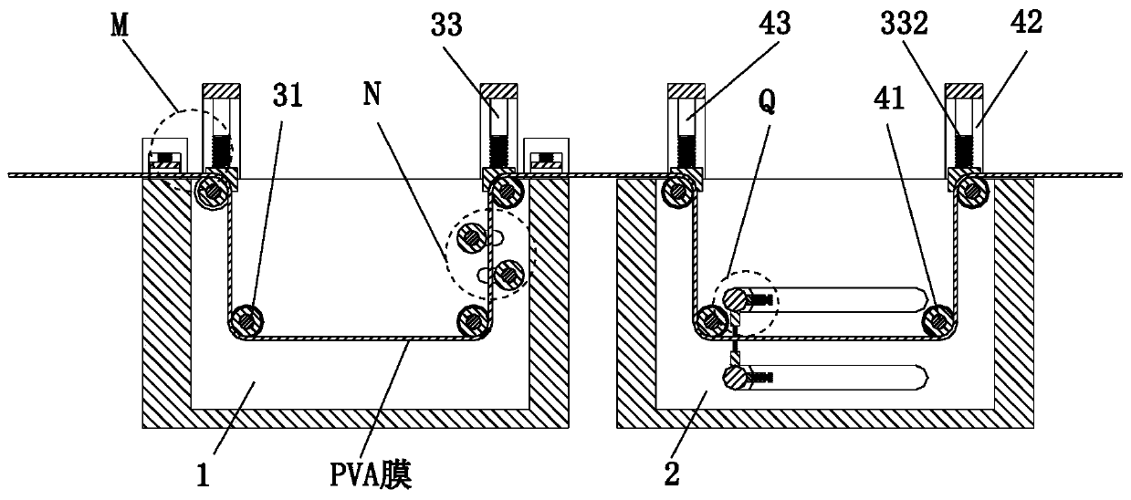 Liquid crystal display polarizer production stretching procedure processing technology