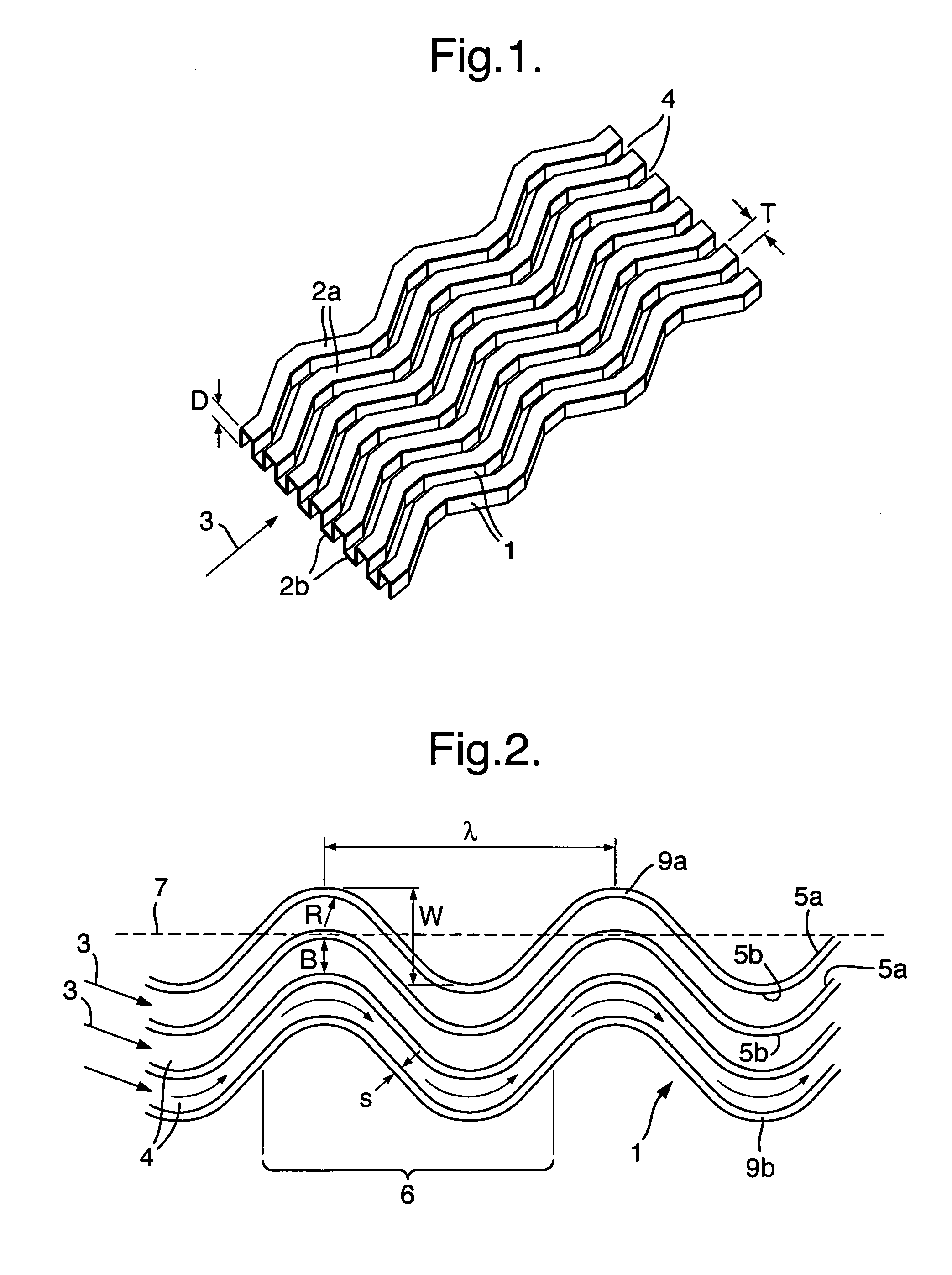 Heat exchange element and heat exchanger produced therewith