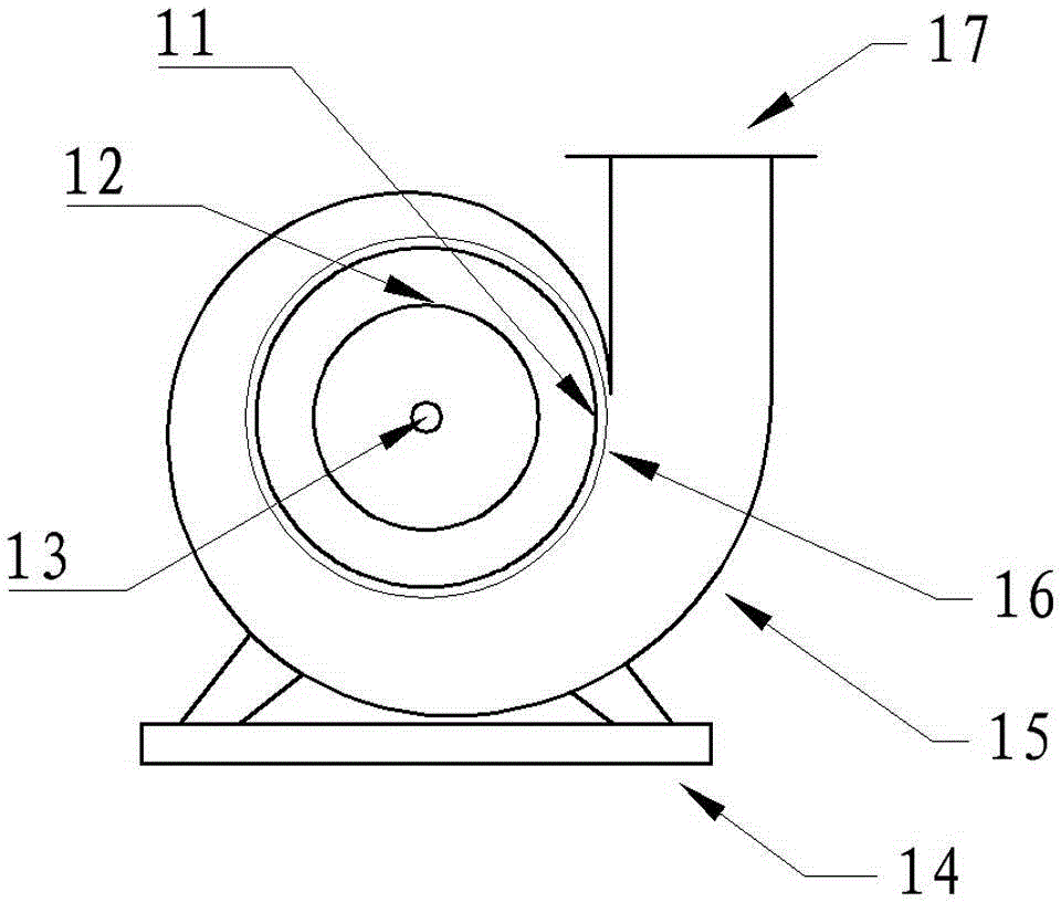 Anti-dust accumulation fan with wedge-shaped blades