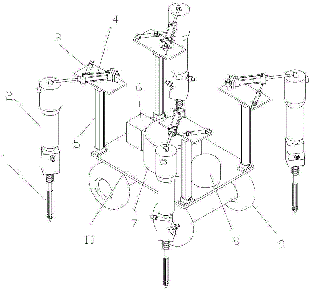 Self-moving deep construction vehicle