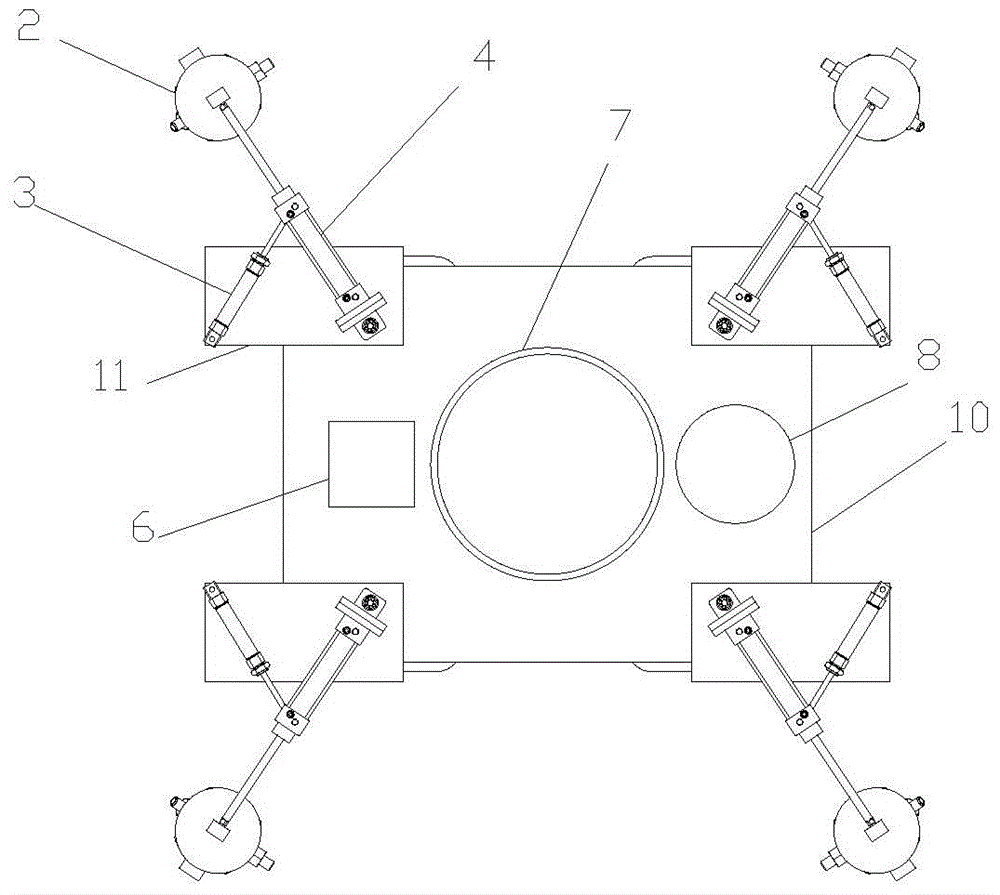 Self-moving deep construction vehicle