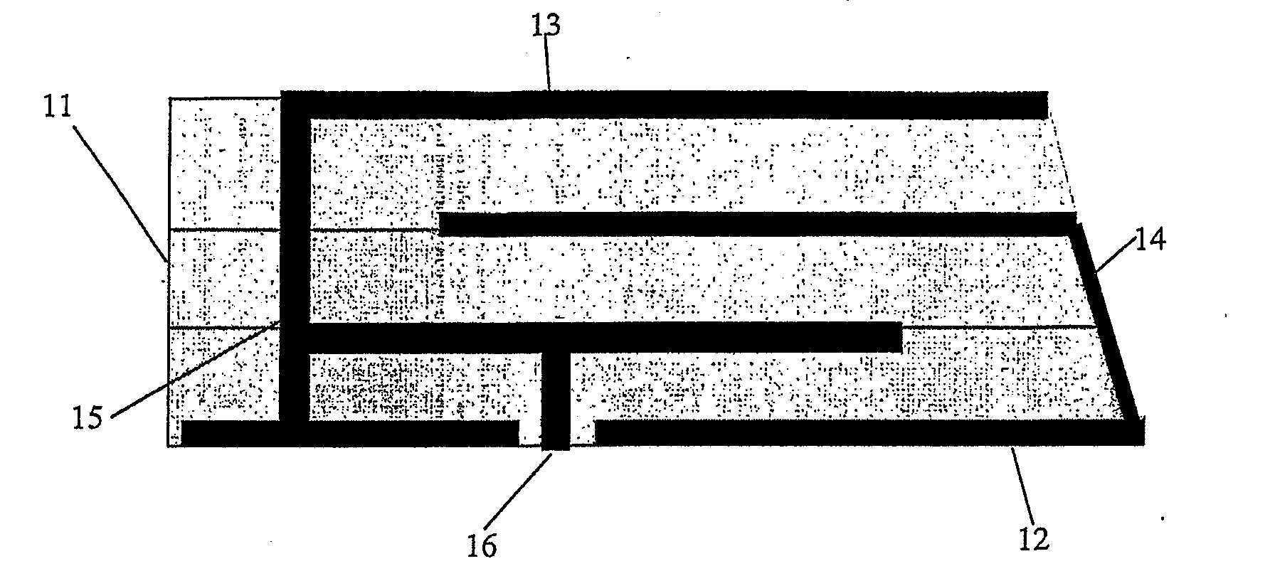 Integrated tunable micro-antenna with small electrical dimensions and manufacturing method thereof