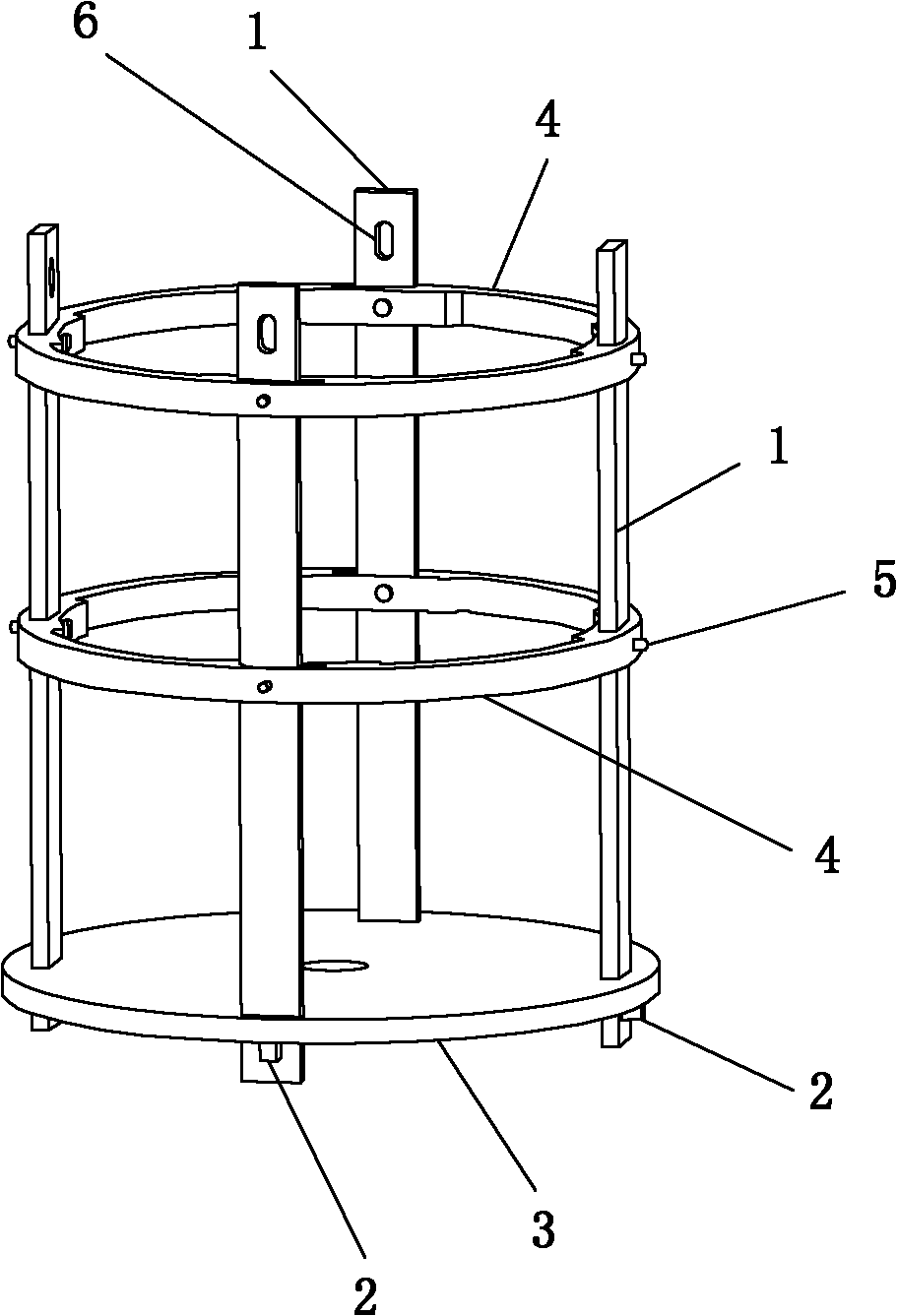 Carbon/carbon composite material lifting appliance for high-temperature furnace