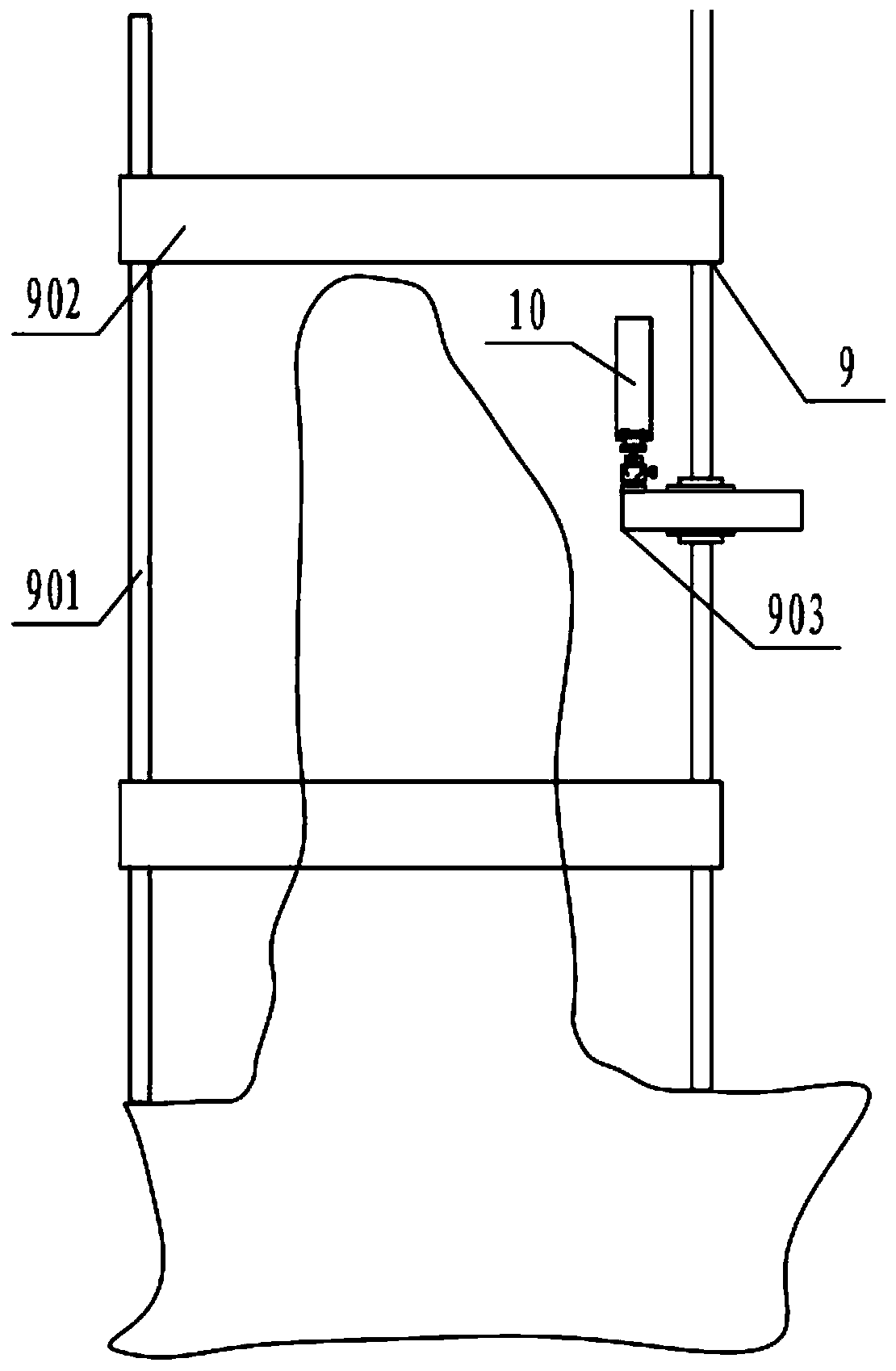 Sampled stalagmite repairing method