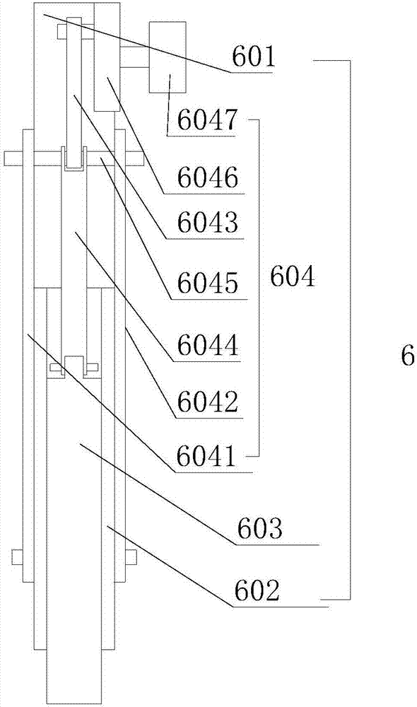 Automatic blanking and punching forming machining device