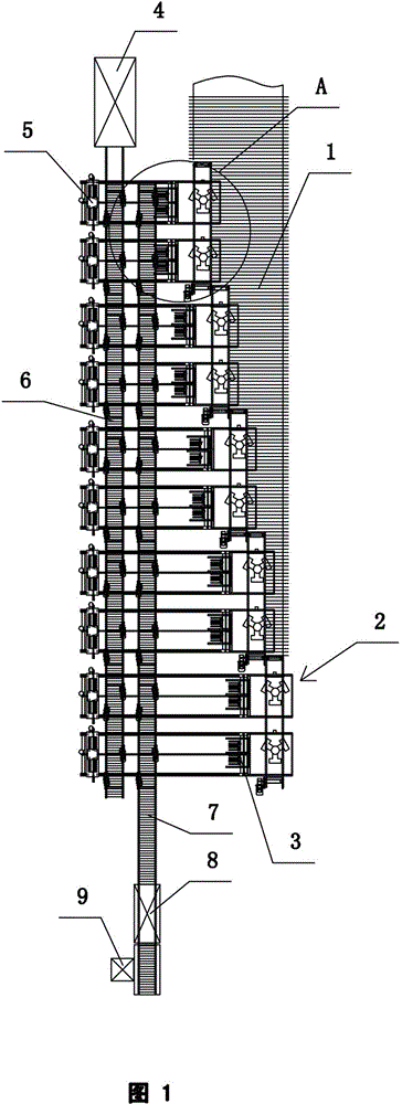 Ceramic tile full-automatic packaging production line