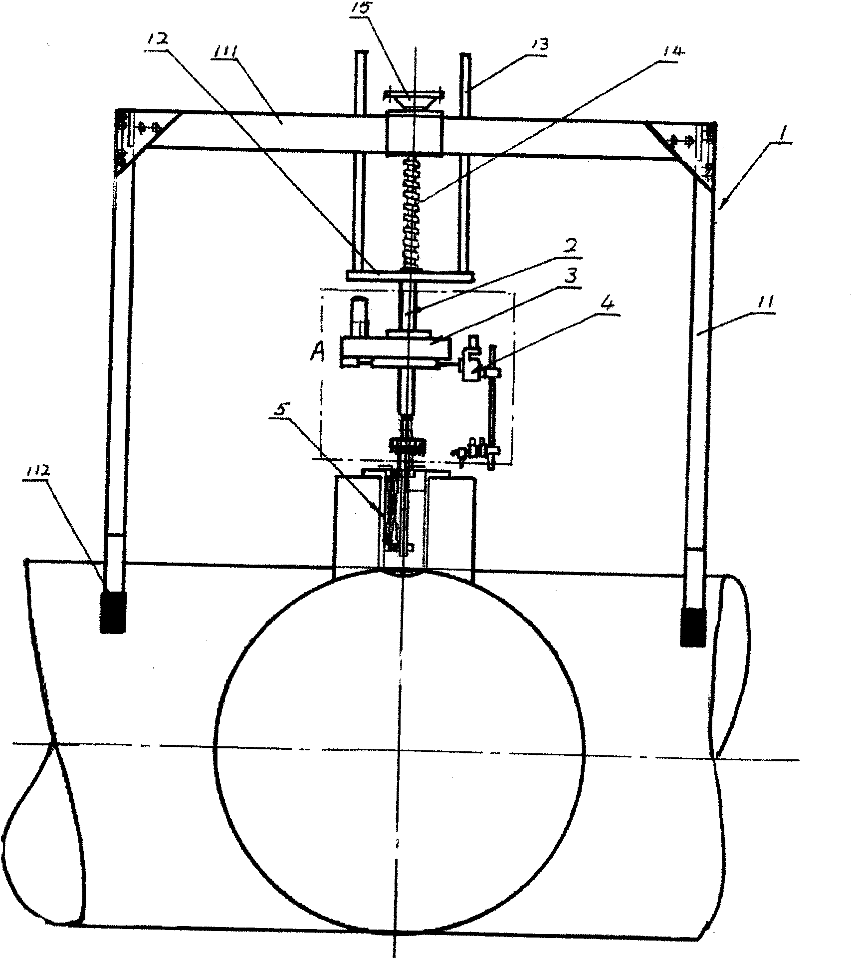 Portable integrated machine for opening tube connecting and saddle-shaped weld joint welding