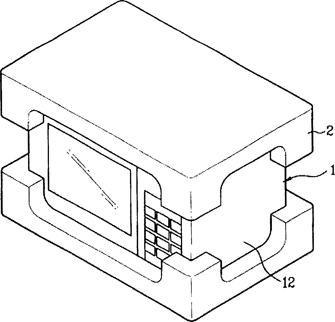 Anti impacting packaging covering body for domestic electric device products