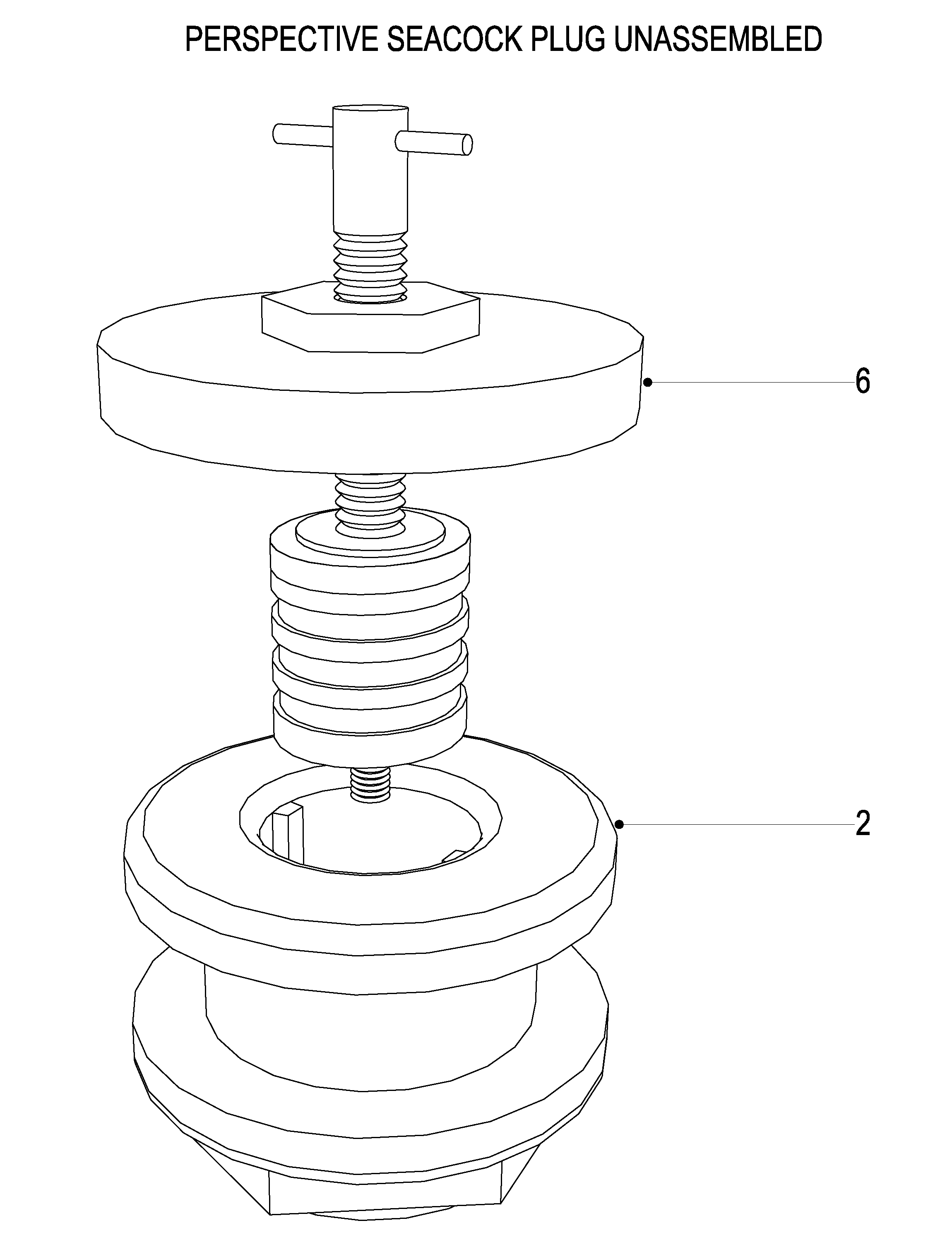 Apparatus for plugging a seacock externally