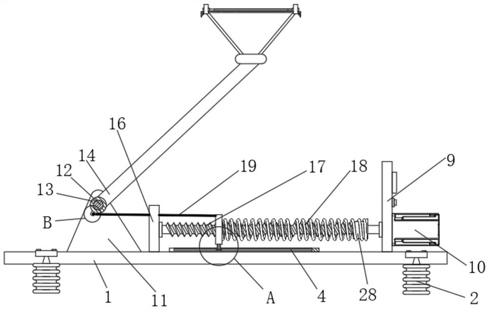 Railway train pantograph device capable of automatically adjusting pantograph-catenary contact pressure
