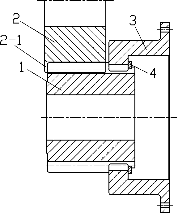 Outer spline gear and spline gear transmission device