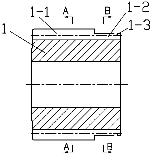 Outer spline gear and spline gear transmission device