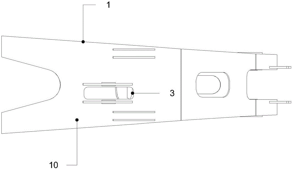 Cantilever crane gooseneck boom for dynamic compaction machine and dynamic compaction machine