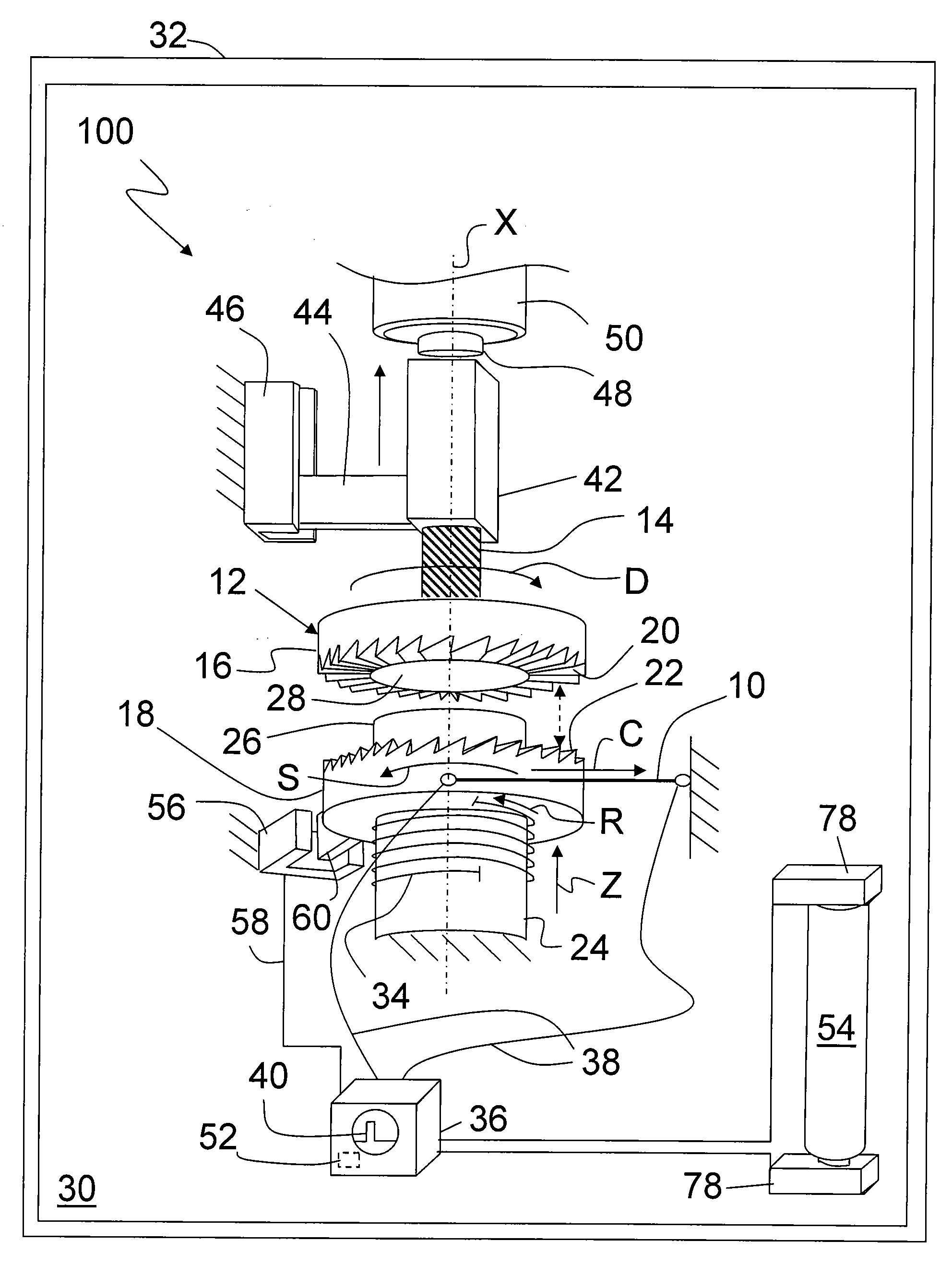 Lead screw delivery device using reusable shape memory actuator device