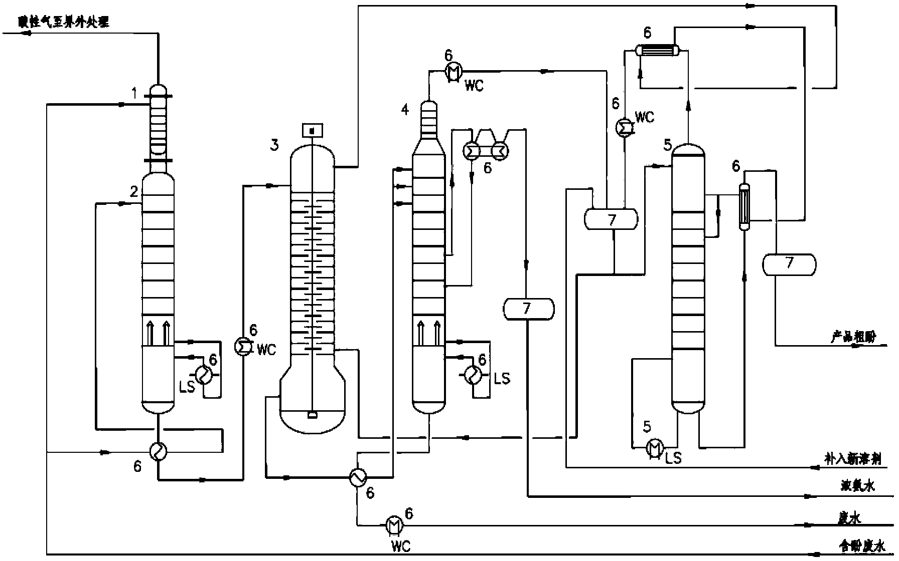 Processing method of high-concentration industrial phenolic wastewater