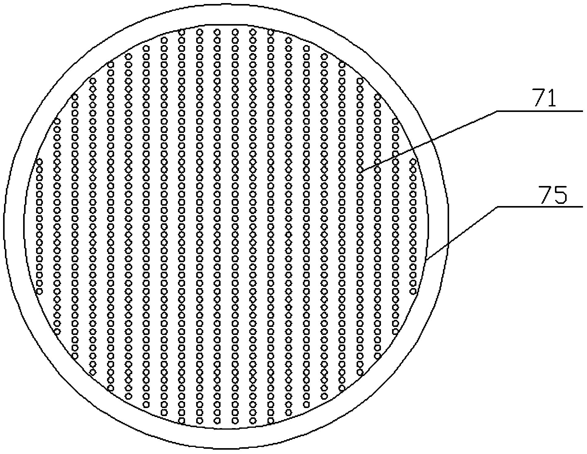 Block-hole-type graphite reboiler and manufacturing method thereof