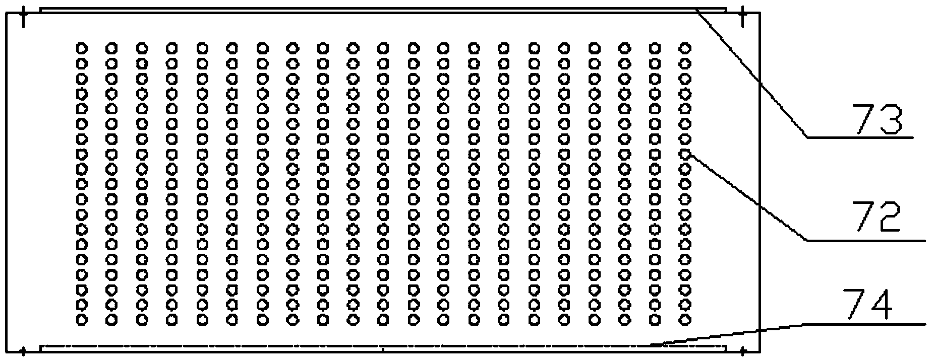 Block-hole-type graphite reboiler and manufacturing method thereof