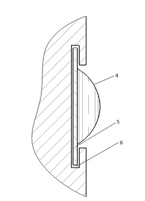 Human engineering instant shaping device used for contact part of holding devices