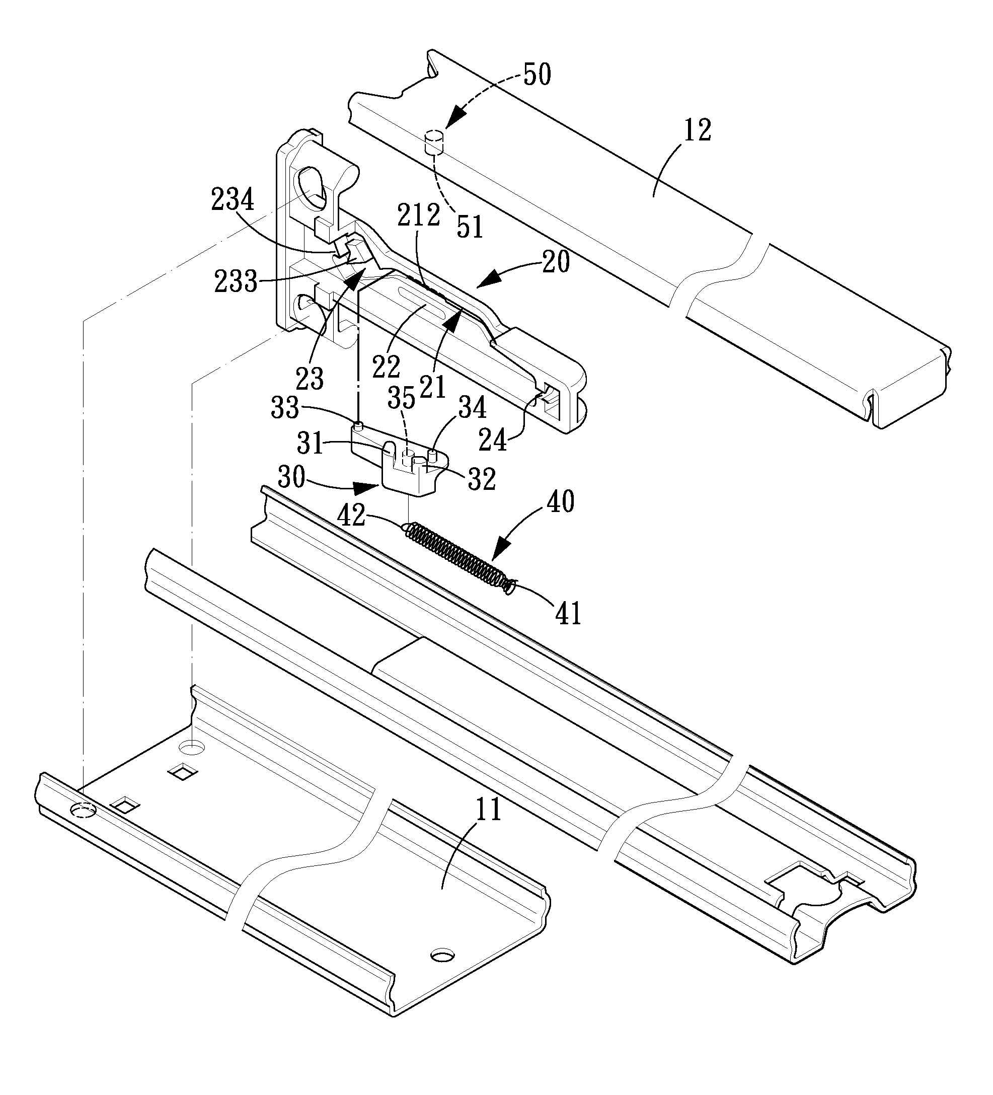 Automatic locking/unlocking apparatus for a drawer