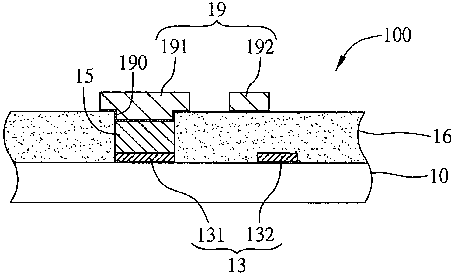 Circuit board having electrically conductive structure formed between circuit layers thereof and method for fabricating the same