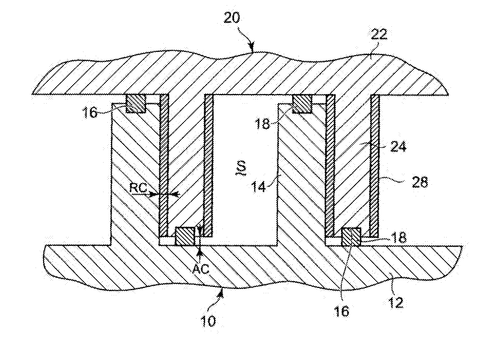 Scroll type fluid machine, method and device for forming elastic coating thereon