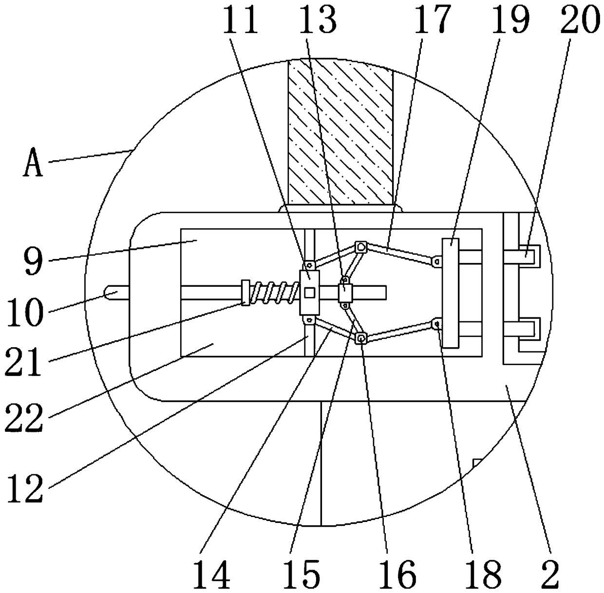 Intelligent stamping equipment for plates